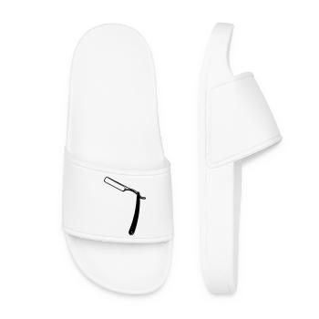 Razor open transparent shadow image - Women’s Pool Sliders - white - Front