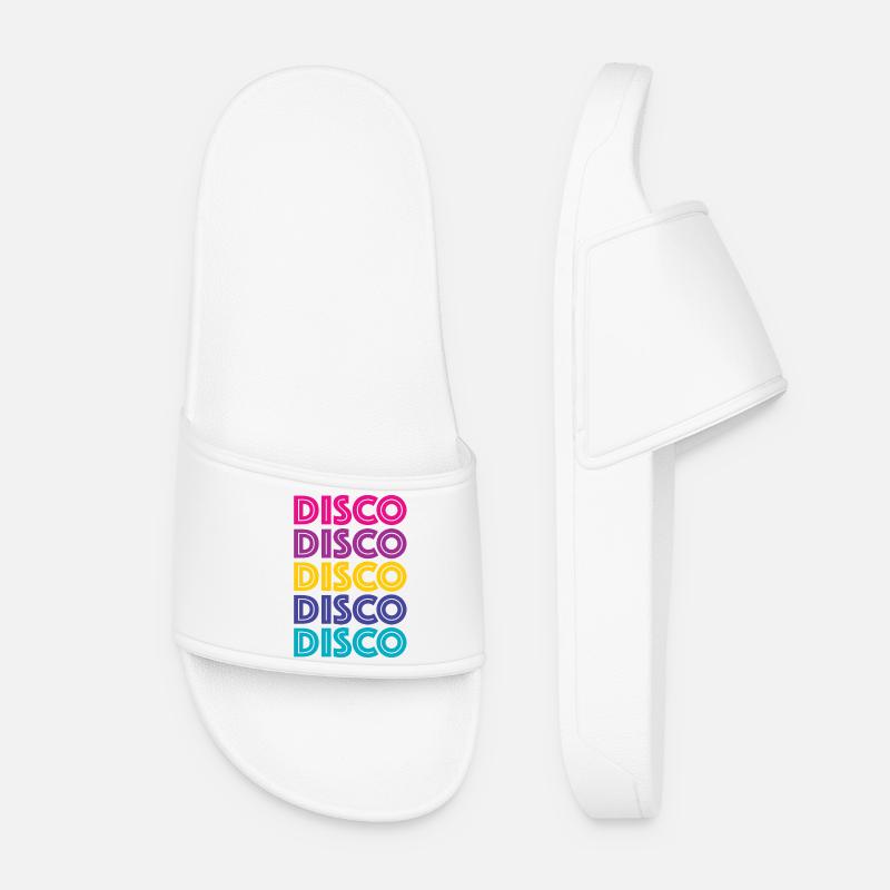 Disco Disco Disco - Frauen Badelatschen - Weiß