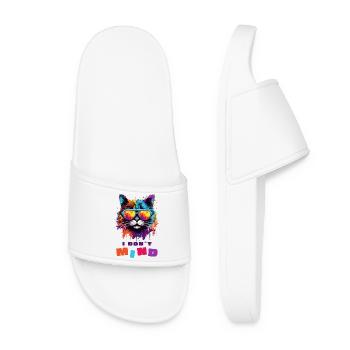 Cool Cat - Ça ne me dérange pas - Claquettes Femme - blanc - Devant