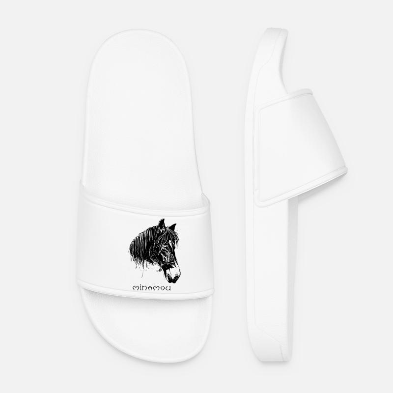 Minamou - Women’s Pool Sliders - white