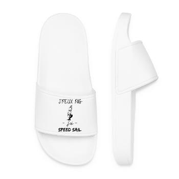 j'peux pas j'ai speed sail - Claquettes Femme - blanc - Devant