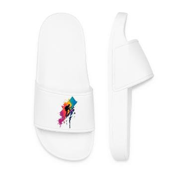 Colorful Mountaineering Mountaineering Hiking Climbing - Women’s Pool Sliders - white - Front