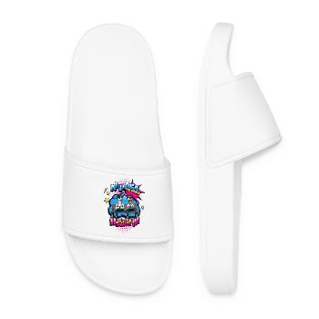 High Spirits - Alpacas in Chill Mode 2 - Women’s Pool Sliders - white - Front