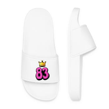 83 Number Krone - Women’s Pool Sliders - white - Front