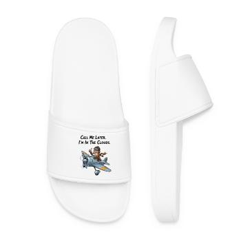 Appelez plus tard : Je suis dans les nuages Flyer - Claquettes Femme - blanc - Devant
