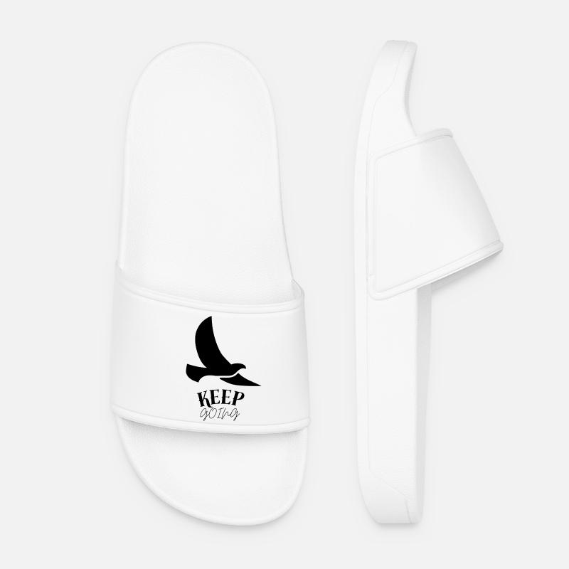 Keep_going - Claquettes Femme - blanc