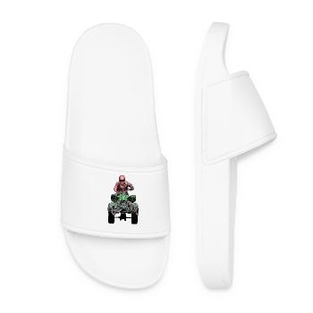 Quad bike - Women’s Pool Sliders - white - Front