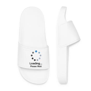 loading please wait - Women’s Pool Sliders - white - Front
