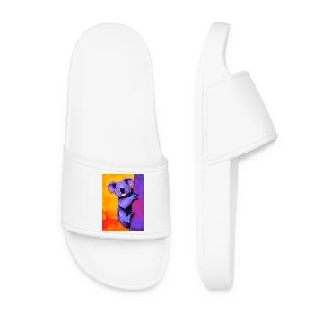 Koala - Claquettes Femme - blanc - Devant