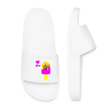 Glace Glace - Claquettes Femme - blanc - Devant