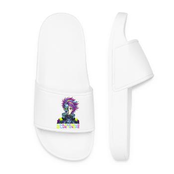 Cyber Girl Crâne dur Coeur tendre - Claquettes Femme - blanc - Devant