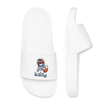 Cosmo Fox Astronaute Explorateur Spatial - Claquettes Femme - blanc - Devant