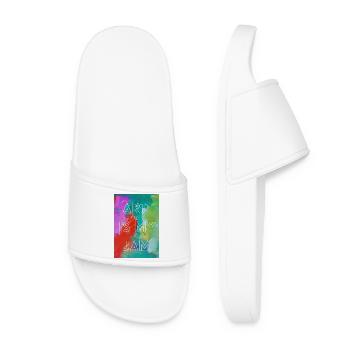 Art is my jam - Women’s Pool Sliders - white - Front