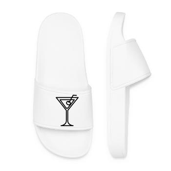 Cocktail - Frauen Badelatschen - Weiß - Vorne