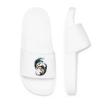 Pêche à la perche - Claquettes Femme - blanc - Devant