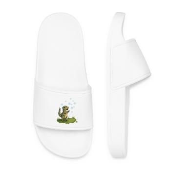 Dino bubble magic - Women’s Pool Sliders - white - Front