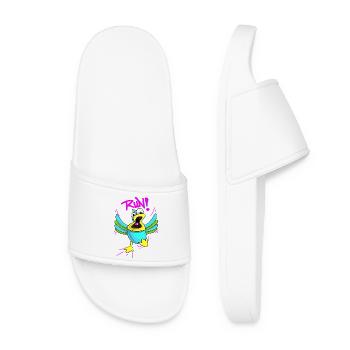Panic Duck - Women’s Pool Sliders - white - Front