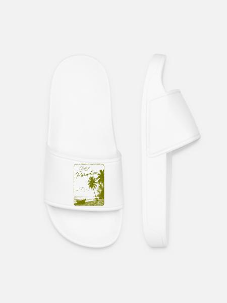 Salutations du Paradis - Claquettes Femme - blanc