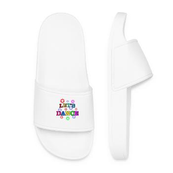 Lets Dance -Music - Women’s Pool Sliders - white - Front