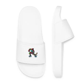 joueurs de hockey - Claquettes Femme - blanc - Devant