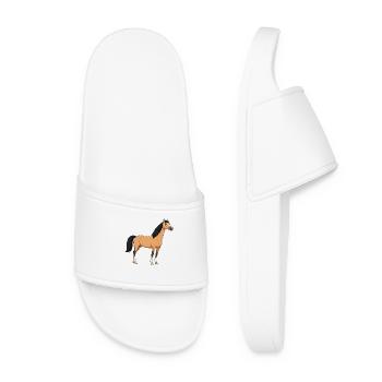 Cheval du Connemara réel - Claquettes Femme - blanc - Devant