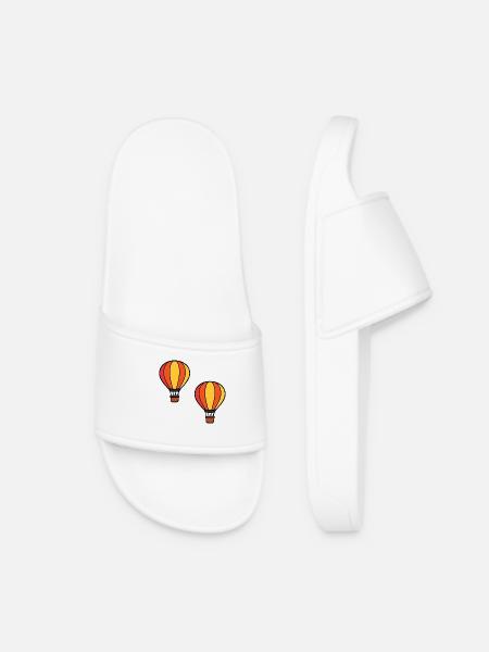 Heißluftballon - Frauen Badelatschen - Weiß