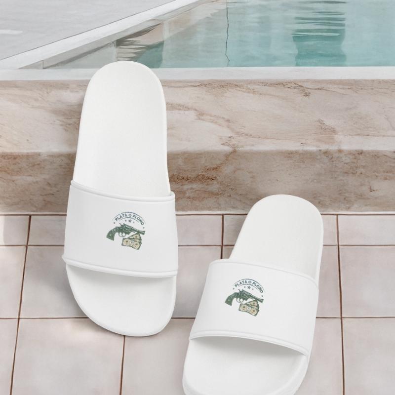 Plata o Plomo (Silber oder Blei) Frauen Badelatschen