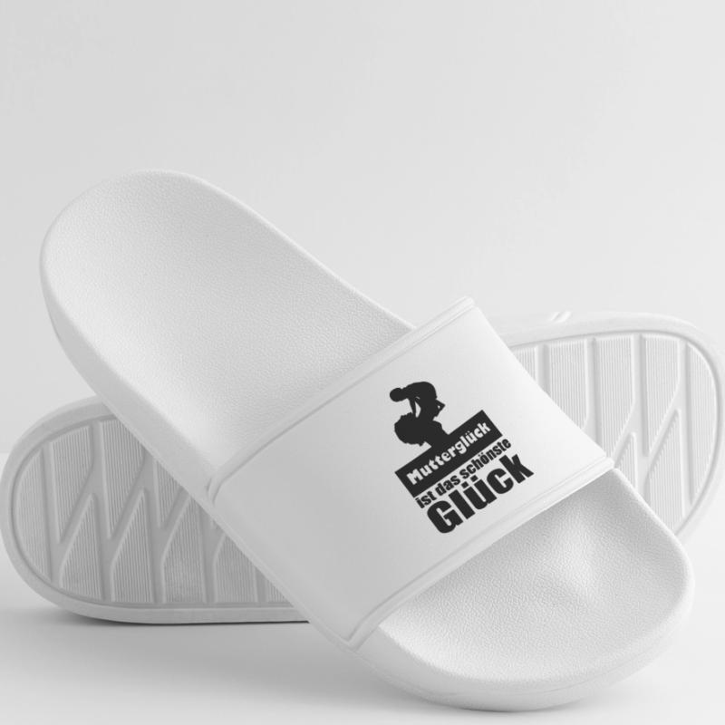 Mutterglück Mutter Muttertag Geburt Geschenk Frauen Badelatschen