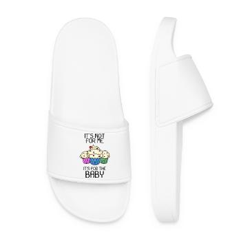 Grossesse enceinte - Claquettes Femme - blanc - Devant