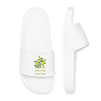 lemon love - Women’s Pool Sliders - white - Front