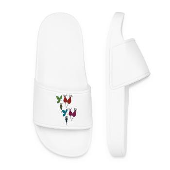 rosehip style - Women’s Pool Sliders - white - Front