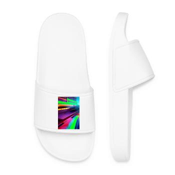 Motifs et formes - Claquettes Femme - blanc - Devant