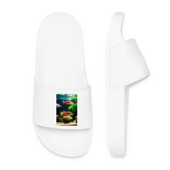 Fish, Aquarium - Women’s Pool Sliders - white - Front