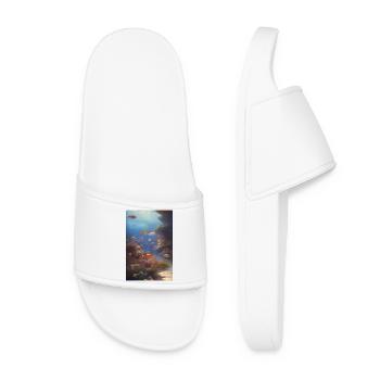 Fish, Aquarium - Women’s Pool Sliders - white - Front