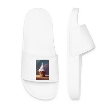 Ice cream - Women’s Pool Sliders - white - Front