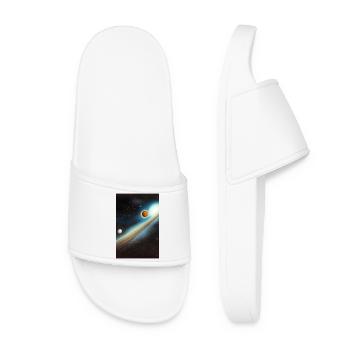 Space and planets - Women’s Pool Sliders - white - Front