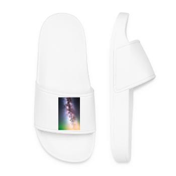 Espace et planètes - Claquettes Femme - blanc - Devant