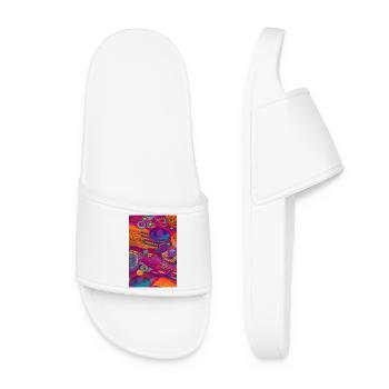 Modèle rétro - Claquettes Femme - blanc - Devant