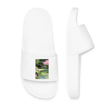 Chinese Zen Garden - Women’s Pool Sliders - white - Front