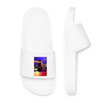 Bridges in London - Women’s Pool Sliders - white - Front