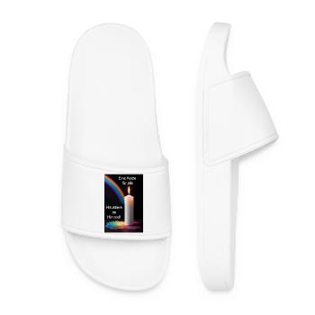 A candle for all pets in heaven - Women’s Pool Sliders - white - Front