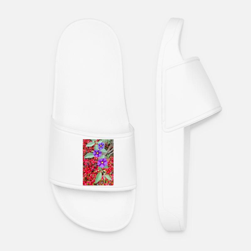 GENTIANS - Women’s Pool Sliders - white