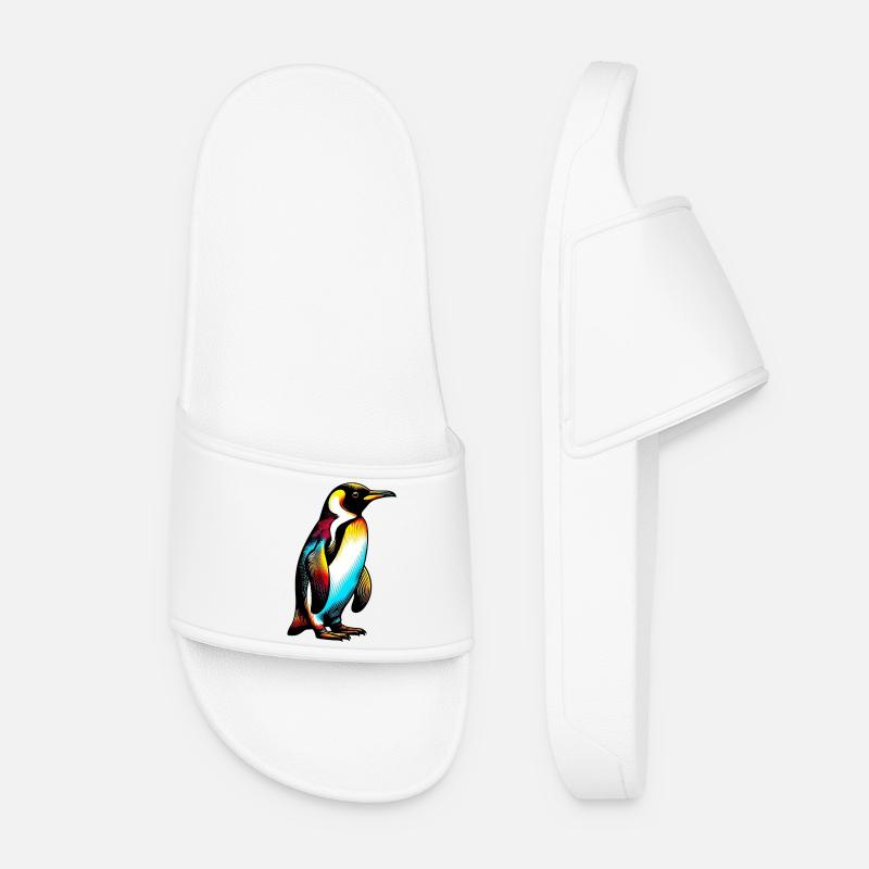 Pinguin - Frauen Badelatschen - Weiß