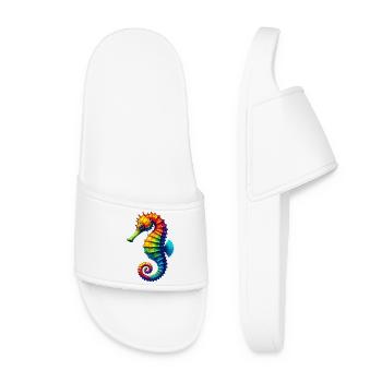 Hippocampe - Claquettes Femme - blanc - Devant
