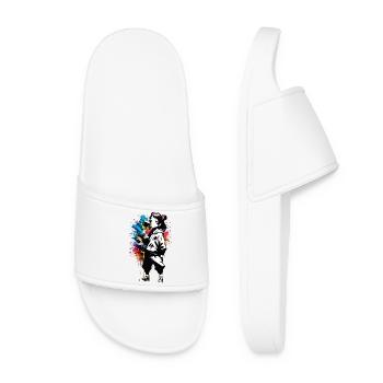 Street Art Fille 23247 - Claquettes Femme - blanc - Devant