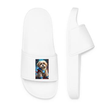 Hero Pup Starcrest Cape - Women’s Pool Sliders - white - Front