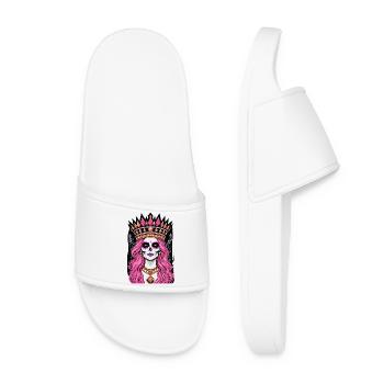 Reine des Gemmes - Illustration - Claquettes Femme - blanc - Devant