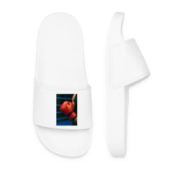 Boxing - Glove - Women’s Pool Sliders - white - Front