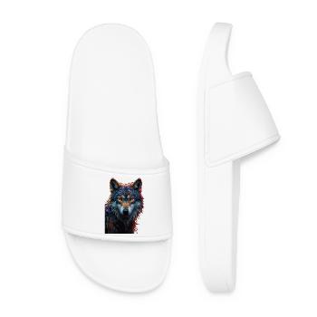 Loup - Claquettes Femme - blanc - Devant