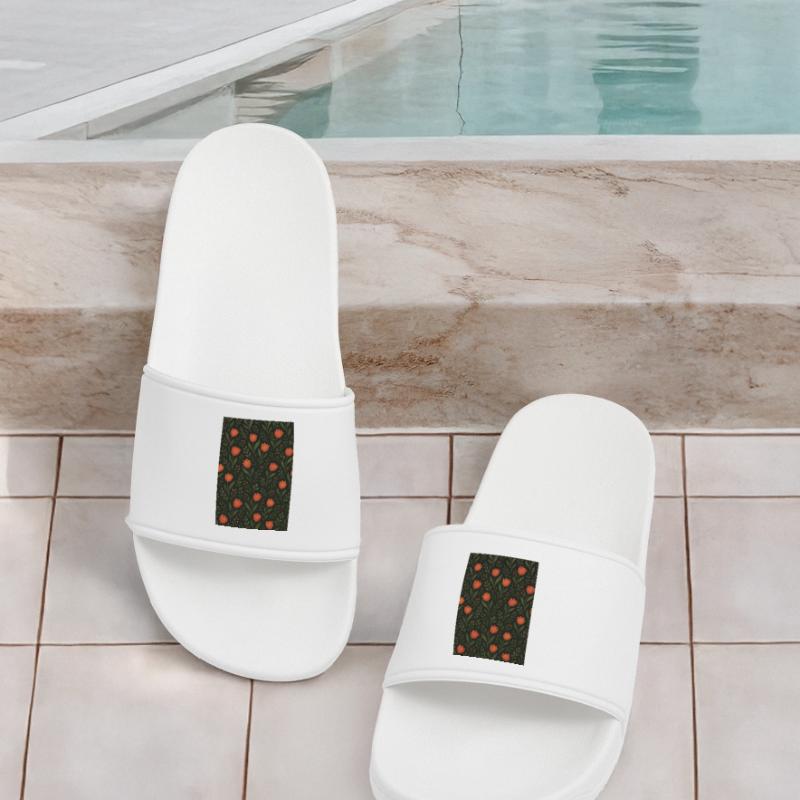 Tulip Pattern Women’s Pool Sliders